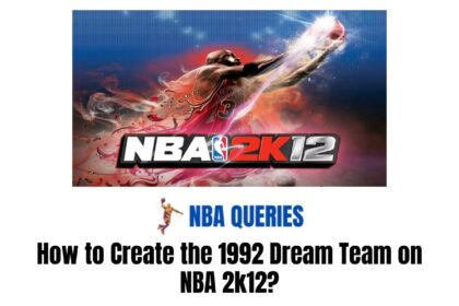 how to create the 1992 dream team on nba 2k12