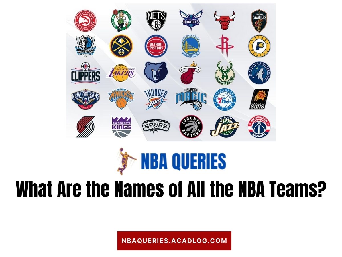 What Are the Names of All the NBA Teams?